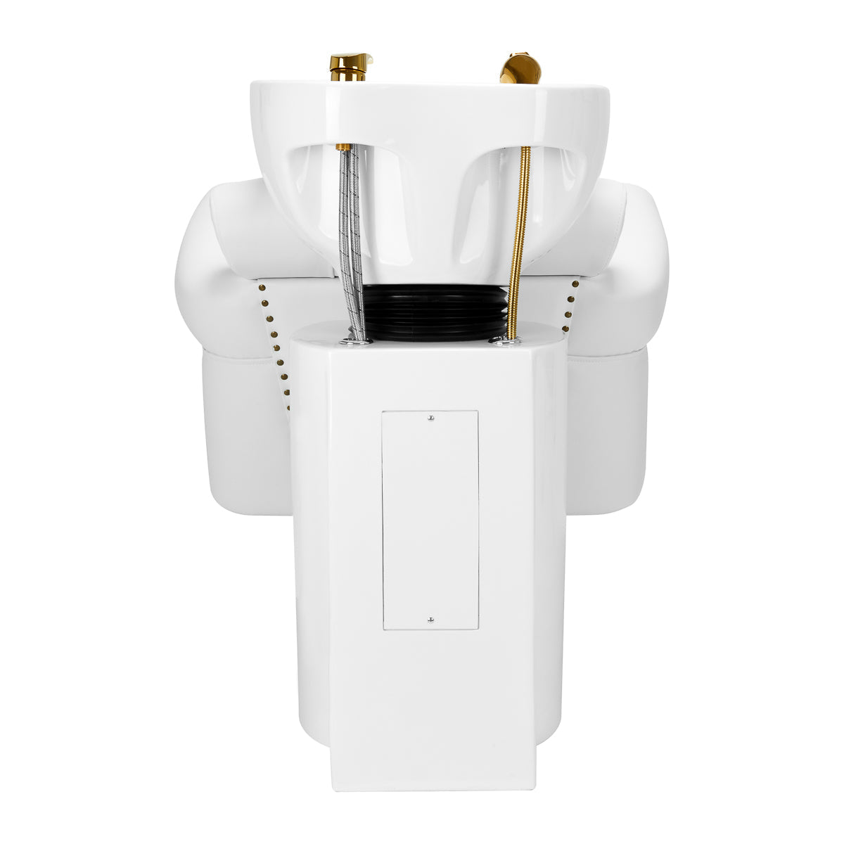 Gabbiano hairdressing wash unit Berlin gold white - BVShop