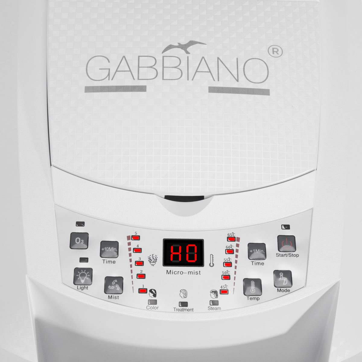Gabbiano standing hairdressing sauna 408D white with active ozone - BVShop