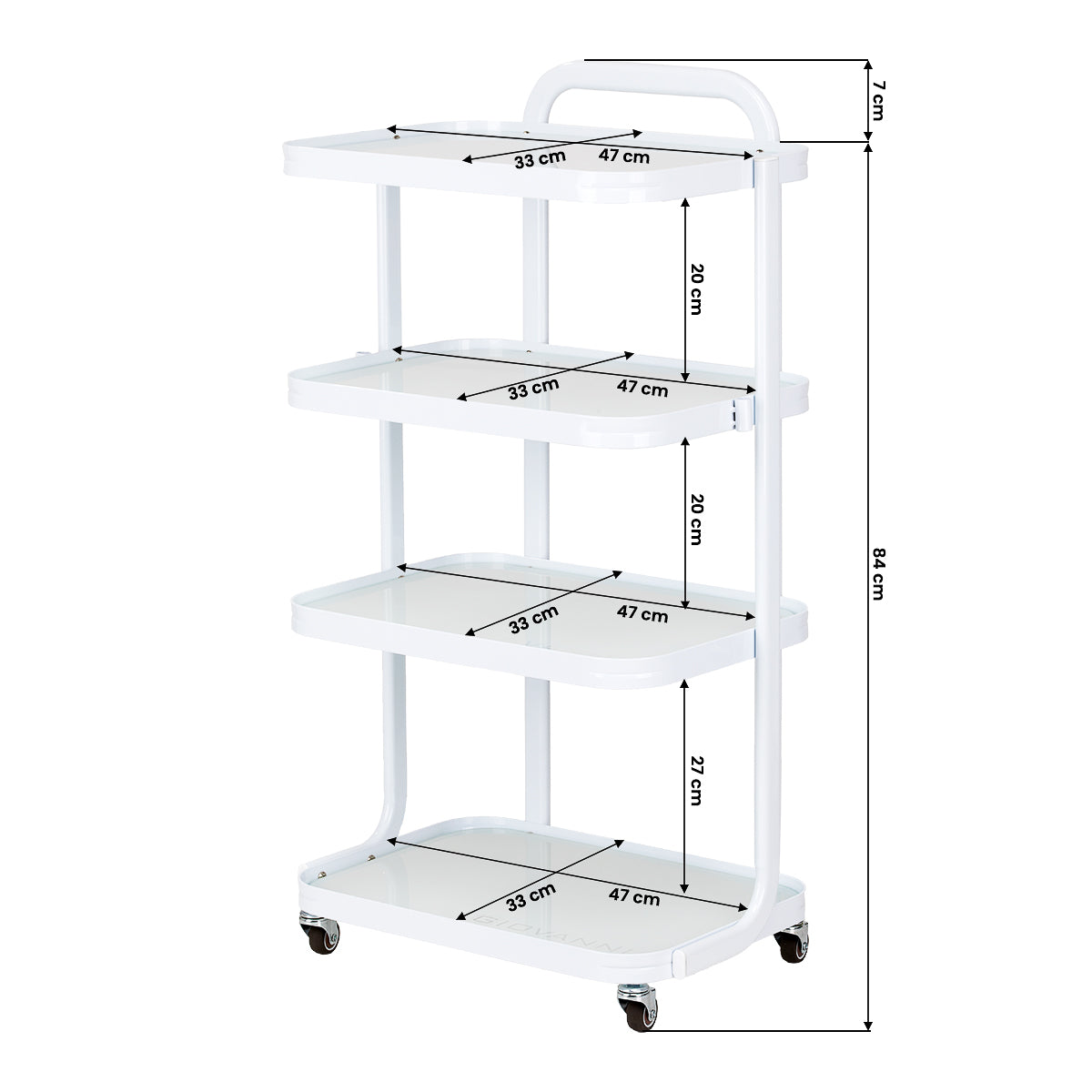 Giovanni Table H6702 white - BVShop