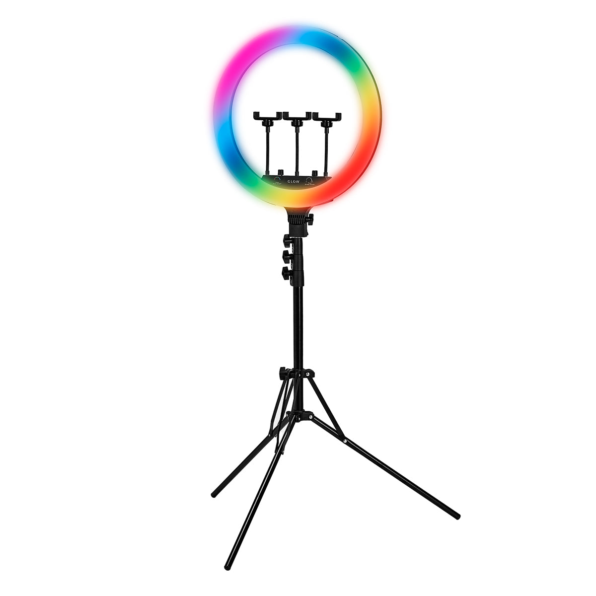 GLOW 18" bsc RGB ring lamp with 45W tripod - BVShop