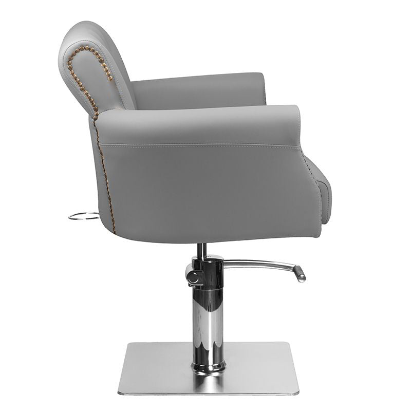 Hair system barber chair ber 8541 gray - BVShop