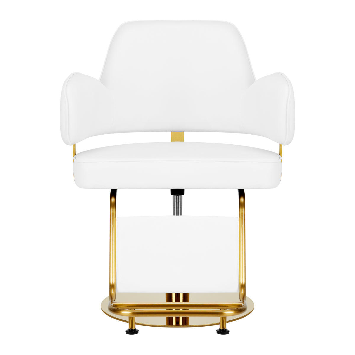Hairdressing chair Gabbiano Linz NQ Gold White - BVShop