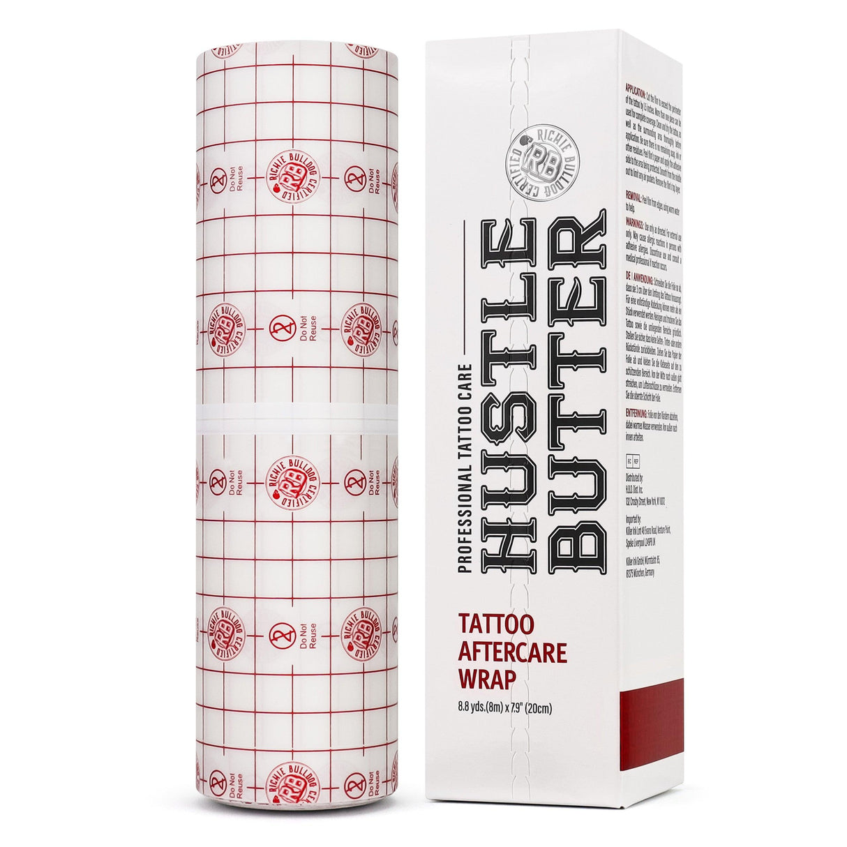 Hustle Butter Tattoo Aftercare Wrap 20cm x 8m - BVShop