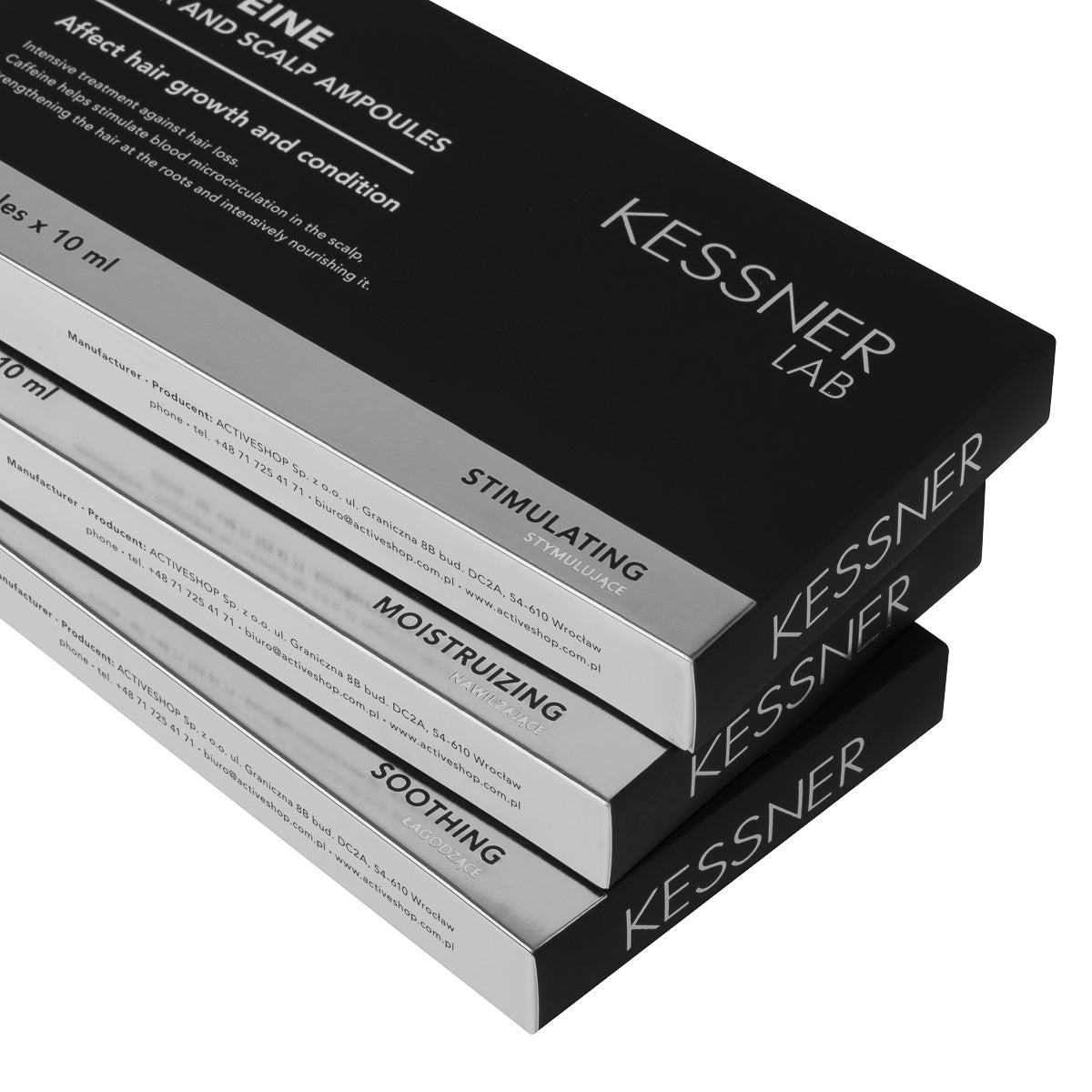 KESSNER LAB Moisturising ampoules for scalp and hair 10 x 10 ml - BVShop