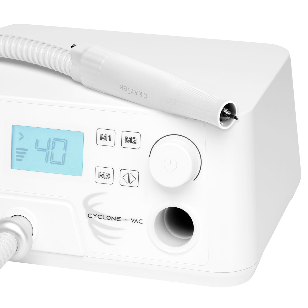 KIT: Saeyang Marathon Cyclone-Vac podiatry nail drill machine with absorber + Mini 969 storage unit - BVShop