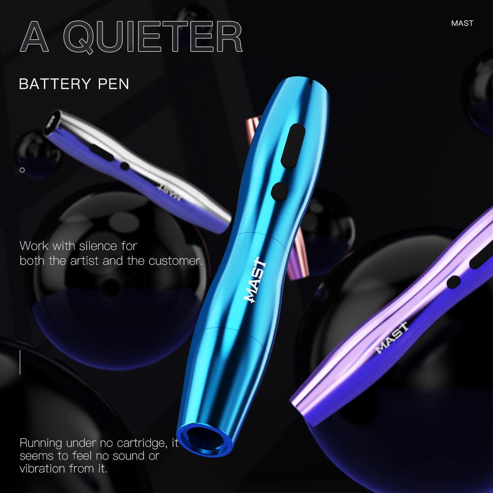 Mast P20 Machine Wireless Blue Tattoo And PMU Pen - BVShop