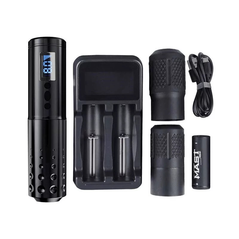 Mast Lancer tattoo pen with travel charger