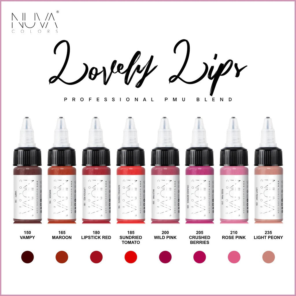 Nuva Colors Lovely Lips Set 8x15ml - BVShop
