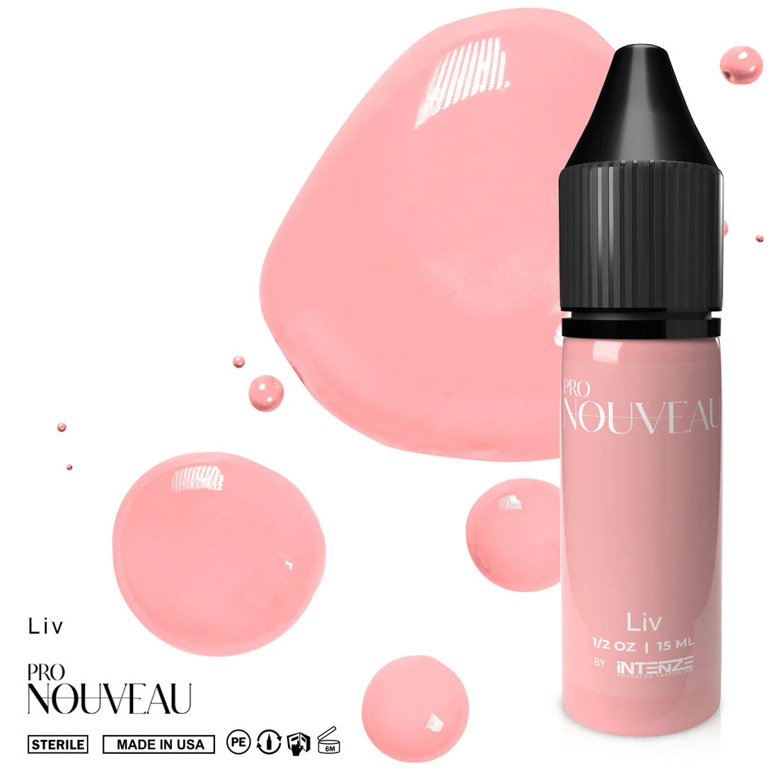 Pro Nouveau Blush Lip Collection by Intenze 6x15ml - BVShop