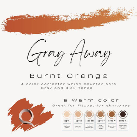 Quantum Platinum Label Gray Away Pigments 15ml - BVShop