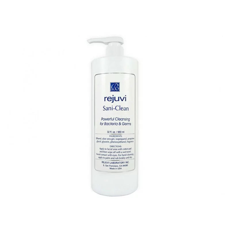 Rejuvi Sani-Clean Detergente Pelle 960ml, Flacone con pompa