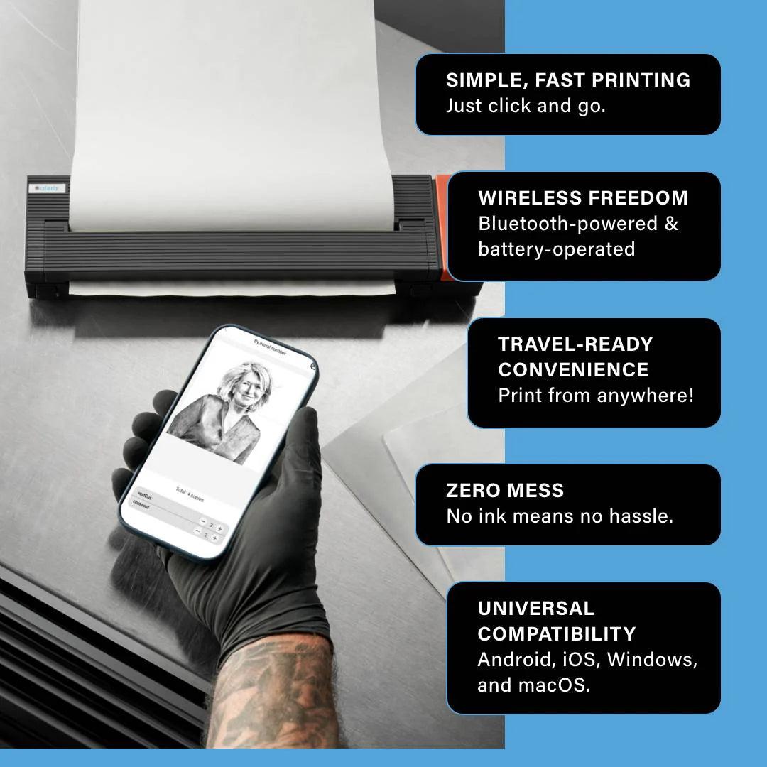 Saferly Bluetooth Stencil Printer - BVShop