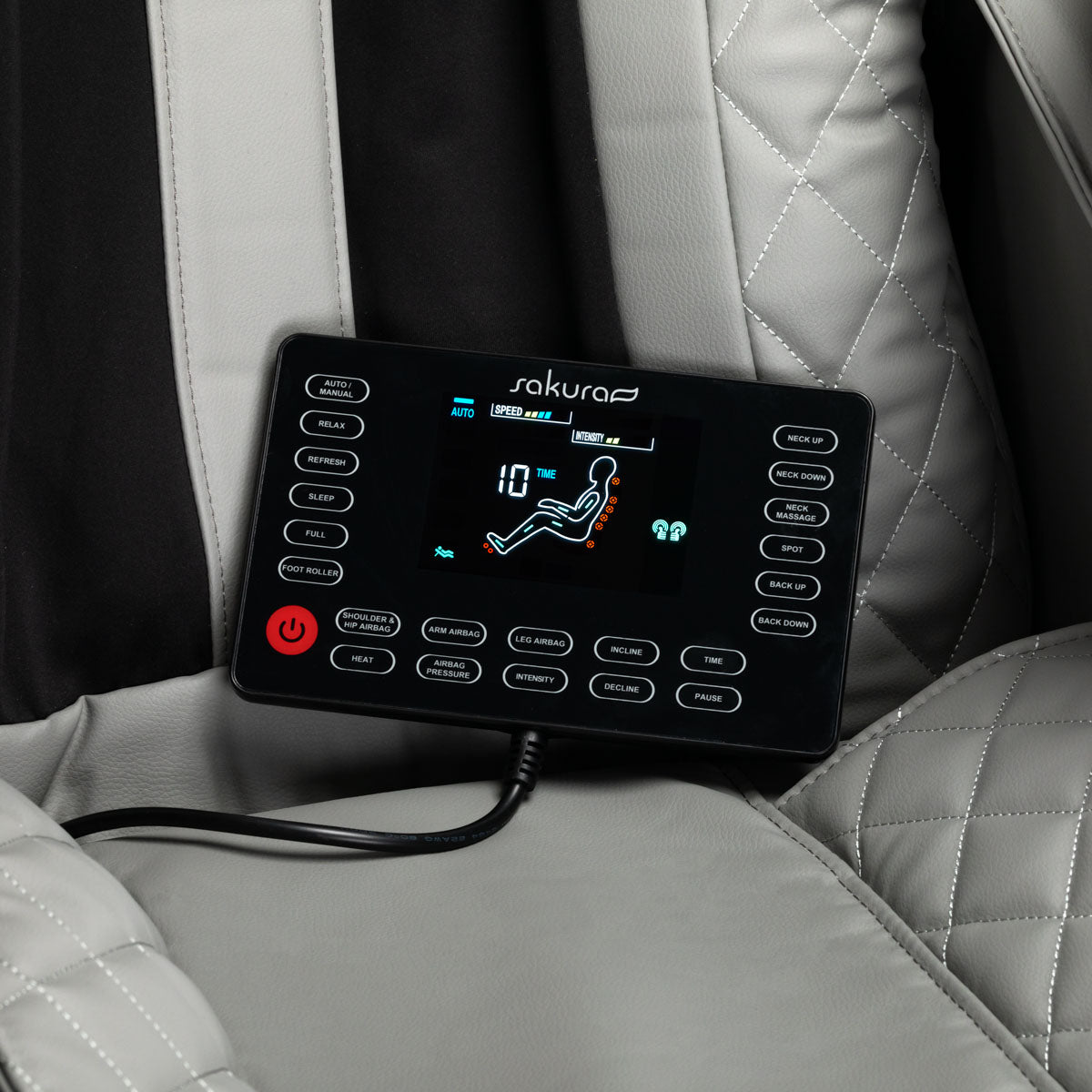 SAKURA MASSAGE CHAIR STANDARD 801 GRAY - BVShop