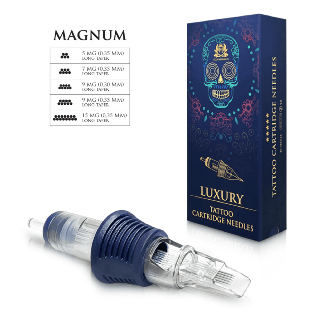 Skin Monarch Luxury MAGNUM Tattoo Cartridges - BVShop