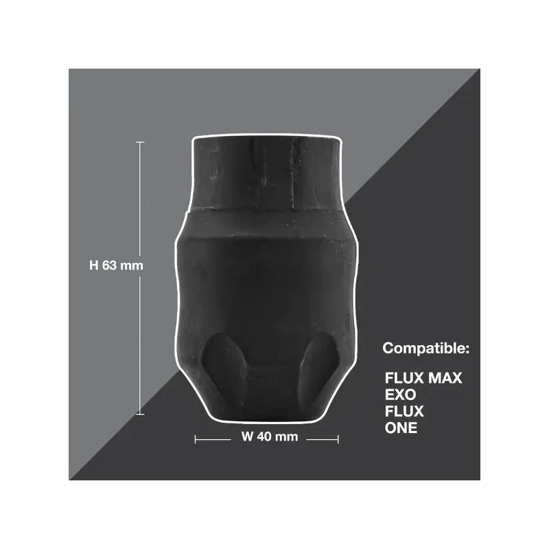 Spektra Flux Wide Impugnatura in Gomma Monouso 40mm 1 pz