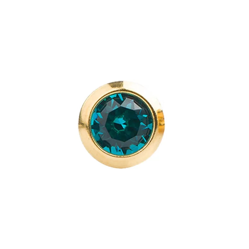 Orecchino Studex Blue Zircon Dicembre