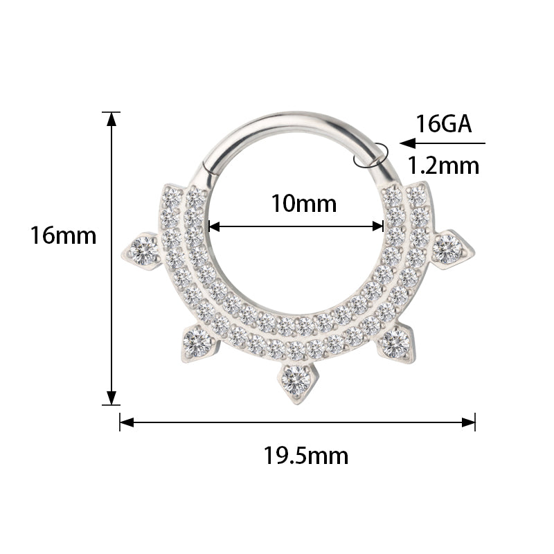 Anello Doppio Filo in Titanio