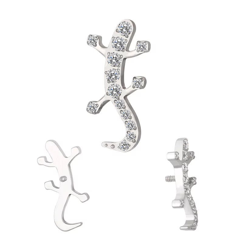 Anello in titanio Gecko