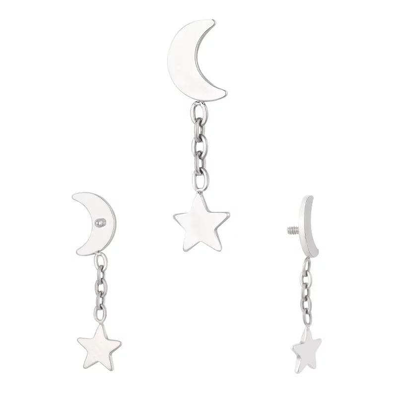 Anello in titanio Moonstar