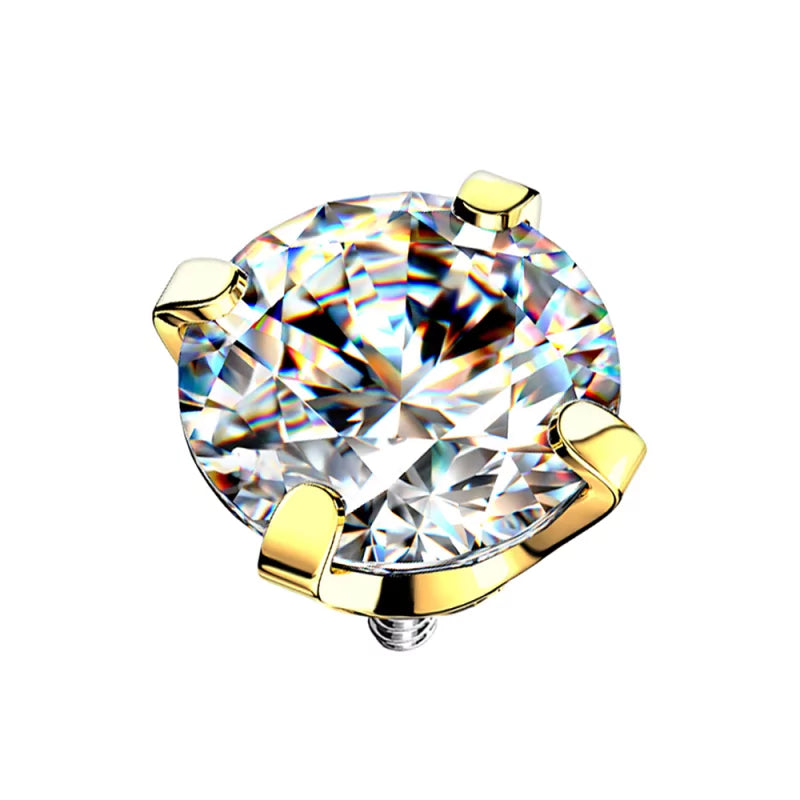 Punte per Anello in Titanio con Bordo in Zirconia