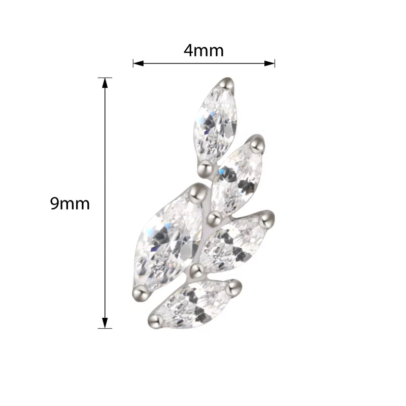 Anello in titanio a forma di spiga