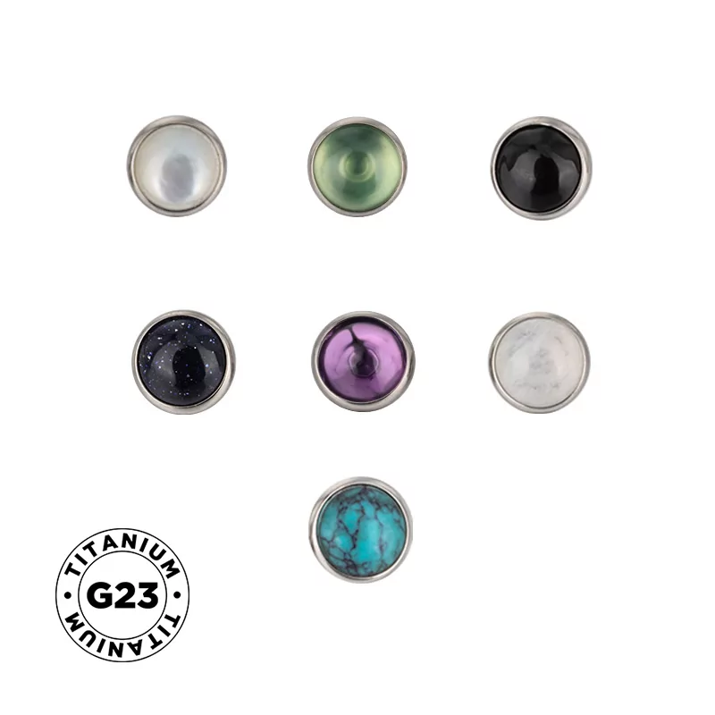 Punte in titanio con semi cornice