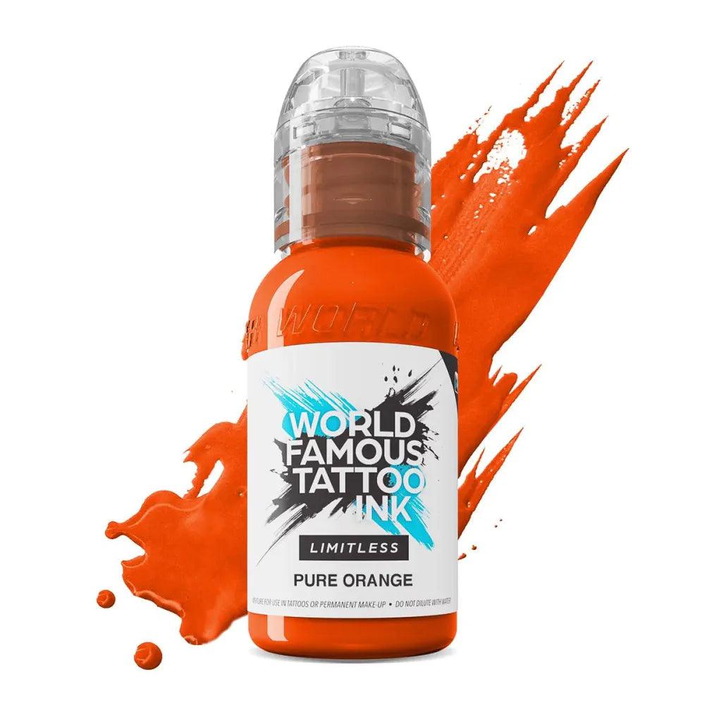 World Famous Limitless Tattoo Ink Pure Orange 30ml - BVShop