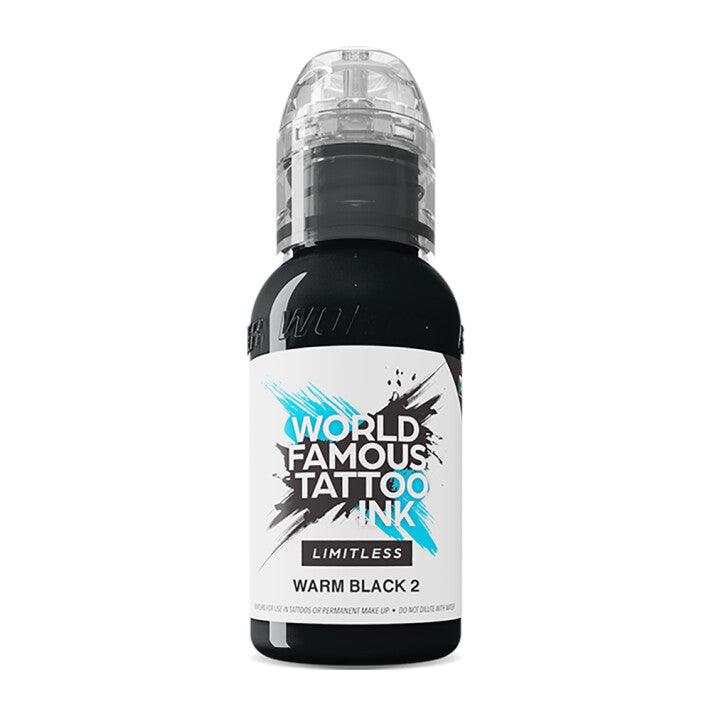 World Famous Limitless Tattoo Ink Warm Black 2 30ml - BVShop