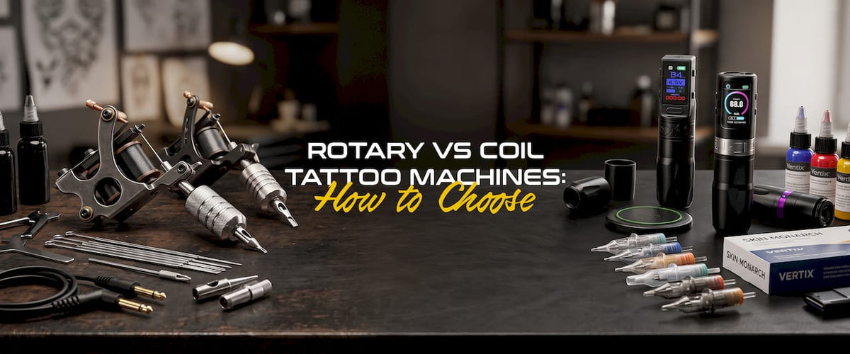 Rotary vs Coil Tattoo Machines: How to Choose
