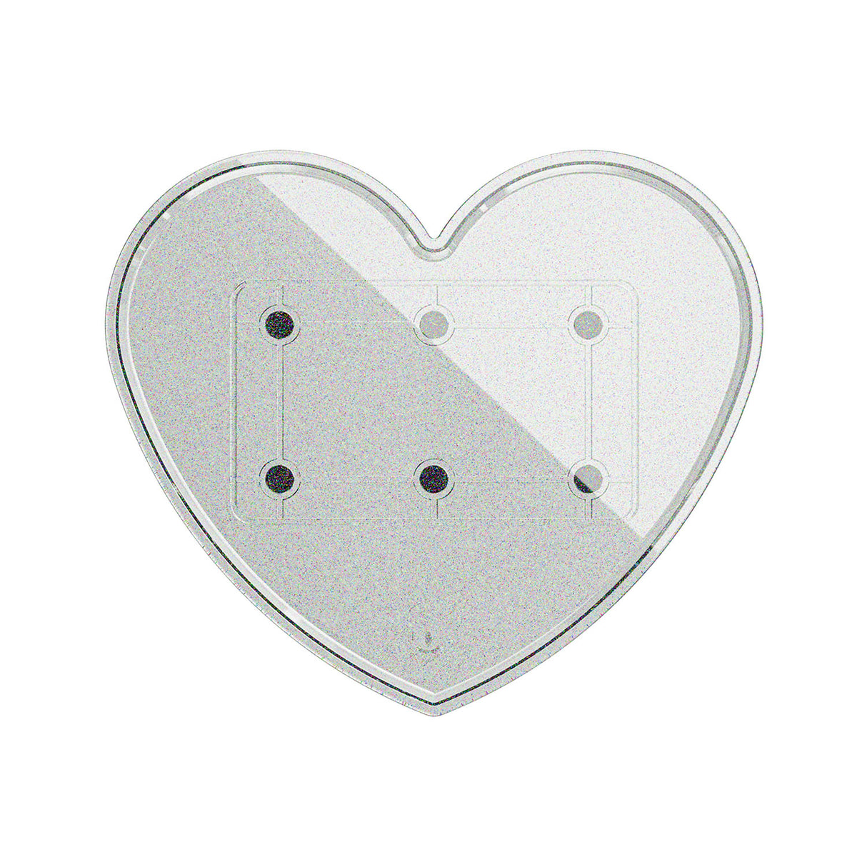 Ghost Heart Glitter Tray Top Lite Tray Base Full System - BVShop