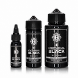 Nocturnal By Bishop Super Black 30ml, 118ml, 295ml — confronto dei formati dei flaconi