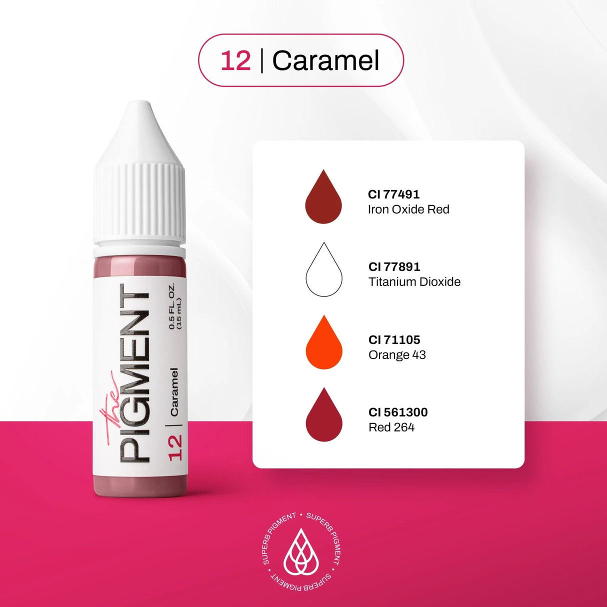 The Pigment 12 Caramel Pigmento (15ml)