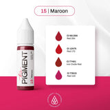 The Pigment 15 Maroon Pigmento (15ml)