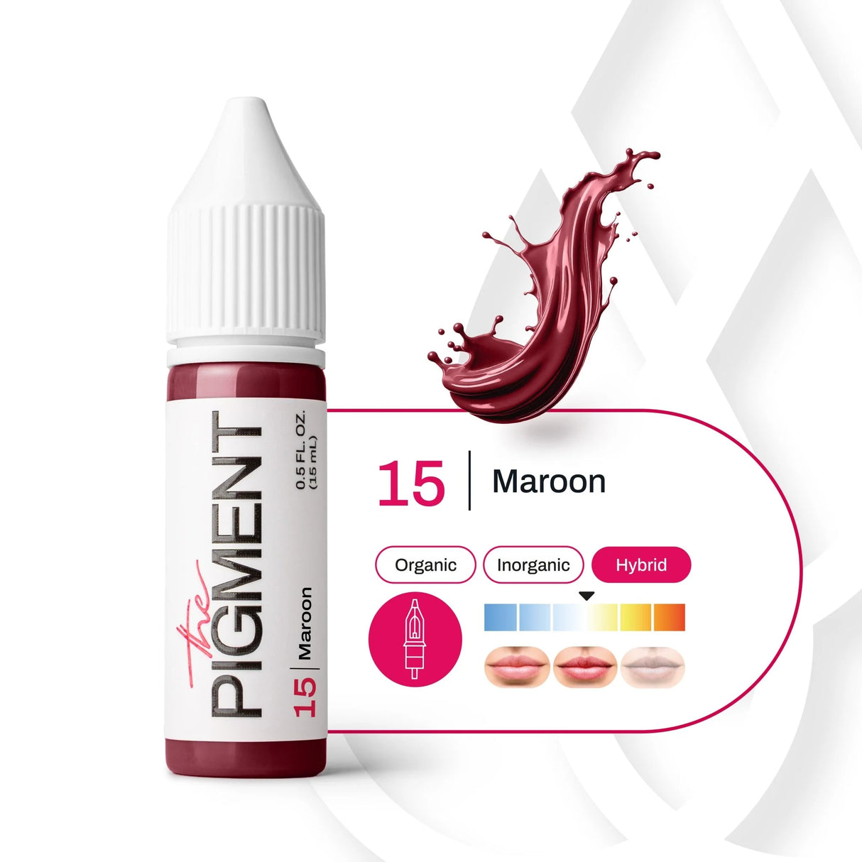 The Pigment 15 Maroon Pigmento (15ml)