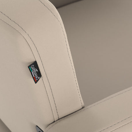 Gabbiano Vitoria hairdressing chair grey-beige - BVShop