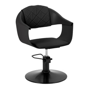 Hair System Halo noir hairdressing chair black - BVShop