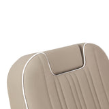 Gabbiano Rufo barber salon chair beige synthetic leather upholstery