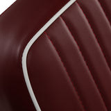 Gabbiano Visionerio barber chair red chrome frame - BVShop