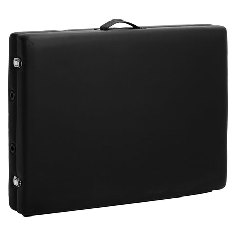 BALANCE aluminium folding massage table 2 segment black - BVShop