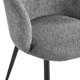 4RICO Verso grey sherpa chair in a modern interior