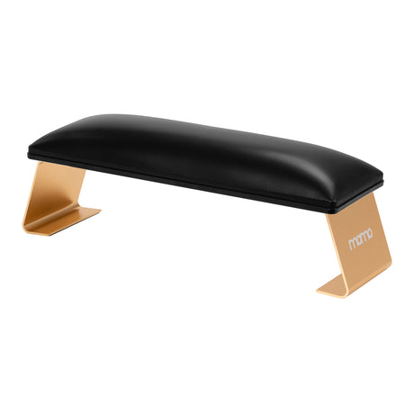 Black Manicure Support Momo 7-M beauty salon furniture piece with a sleek design for professional nail care.