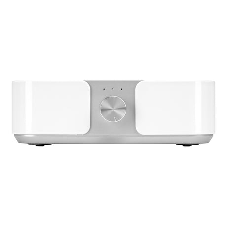 White and silver MOMO Dust Absorber P30 60W with sleek design and filter, shown in close-up.
