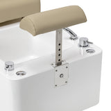 Sillon Elysia beige SPA pedicure chair illuminated basin spa atmosphere salon use