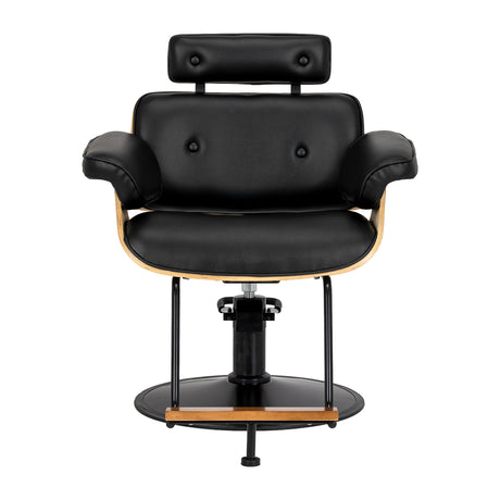 Side view of Gabbiano Florencja hydraulic hairdressing chair