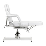 Sillon 210 chair reclined position with footrest for salon services