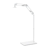 GLOW supporto regolabile per lampada UV/LED da pedicure – Bianco; braccio snodato, prima posizione