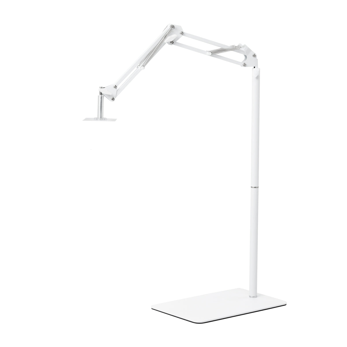 GLOW supporto regolabile per lampada UV/LED da pedicure – Bianco; braccio snodato, altra posizione