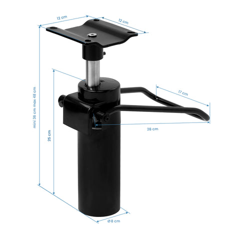 Gabbiano D-04 chair cylinder with 12cm height adjustment
