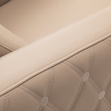 Gabbiano Sylvia Plus Lavatesta Elettrico Con Massaggio – Beige · Dettaglio delle cuciture del rivestimento