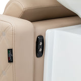 Gabbiano Sylvia Plus Lavatesta Elettrico Con Massaggio – Beige · Pulsanti di comando